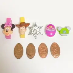 ディズニー クリップ スーベニアメダル セット
