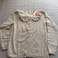 フランシュリッペのフリル付きカーディガン