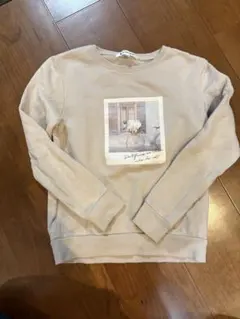 GLOBAL WORK トレーナー 130 ベージュ