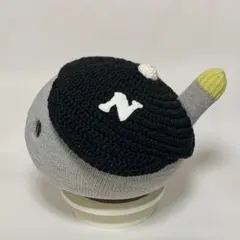ニコボ（NICOBO）のハンドメイド帽子　キャップ風パート3（黒）