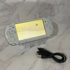 【動作品・バッテリー交換済】 PSP-3000 パール ホワイト 白 本体 良品