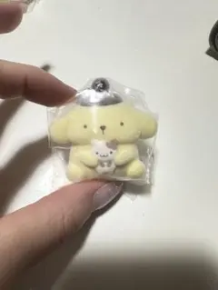 サンリオキャラクターズ ふわわフロッキーマスコット ポムポムプリン