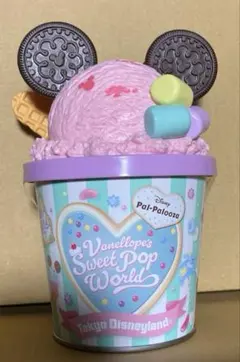 東京ディズニーランド　パルパルーザ　ヴァネロぺ　キャンディー缶