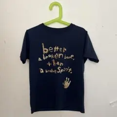 mont-bell メッセージプリント Tシャツ ネイビー