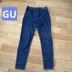 GU スキニーデニム ダークブルー