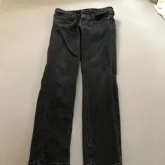 無印良品レディース　スキニーブラックデニムsサイズ