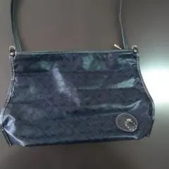 PELLE BORSA(ペレボルサ)ダークブルー ショルダーバッグ