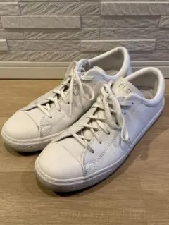 【美品/レザー】コンバース オールスター クップ ホワイト 26.5cm