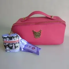 クロミ　メイクポーチ大容量　キーホルダー付きポーチ　セット売り