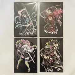 鬼滅の刃 全集中展 幕間画 ポストカード セット コンプリーA B C D