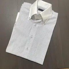 THE SUIT COMPANYストライプ 長袖シャツ レギュラーカラー