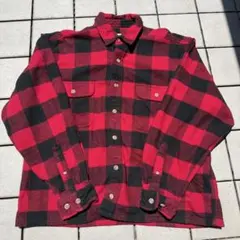 Field & Streamネルシャツ Mサイズ レッド/ブラックチェックのサムネイル
