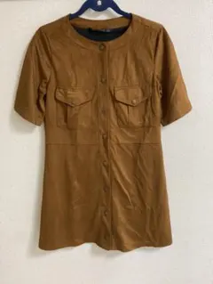 ZARA ベロア　ワンピース　ジャケット