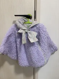 lafa フード付きベビーポンチョ