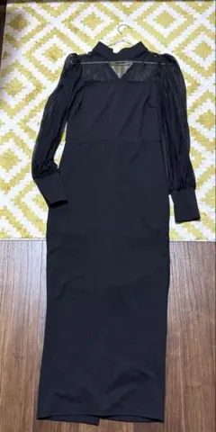 ドレス　二次会　婚礼用　ブラックドレス お呼ばれドレス ワンピース