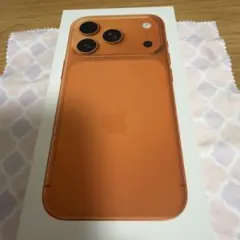 iPhone17Pro コズミックオレンジ　256GB バッテリー100%