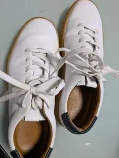 Polo ホワイトレザー スニーカー