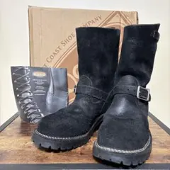 WESCO BOSS Black Roughout Engineer Boots, Size 8E