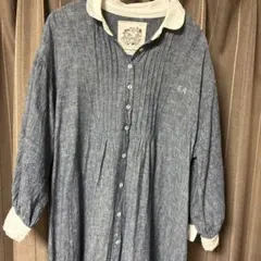 SM2✳︎35周年長袖シャツワンピース S.A.刺繍付き