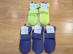 【新品】OCTAVE OCTAVE 5足セット 靴下 SOCKS 特価 紫3黄2