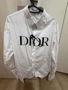 DIOR ロゴ 長袖シャツ ホワイトのサムネイル