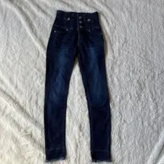 EMODA エモダ　ハイウエスト スキニーデニム　0サイズ