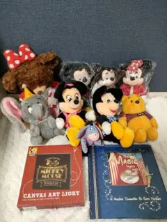 ディズニーグッズ　まとめ売り　レトロ　ぬいぐるみ　本　ライトのサムネイル