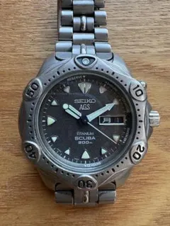 稼働品】SEIKO AGSスキューバ 200m 3M22-0D20腕時計 - メルカリ