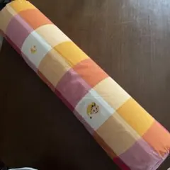 抱き枕 マルチカラー チェック柄 ロングクッションエアー充填タイプ