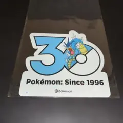 ポケモン 韓国限定 30周年ロゴ ステッカー カイリュー - メルカリ