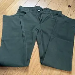 スキニー デニム パンツ オリーブグリーン