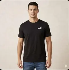 【新品・タグ付】PUMA プーマ Tシャツ Lサイズ ブラック メンズ