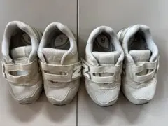 New Balance スニーカー ホワイト14cmと13.5cm 2足セット