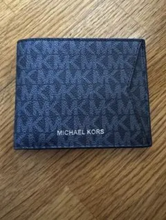 MICHAEL KORS ダークブルー 二つ折り財布