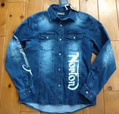 Norton ストレッチ　デニムシャツ　サイズM　新品未使用