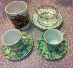 値下げしました！花柄ティーカップ・ソーサーセット