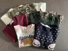 H&Mなど 長袖 トップス 女の子 子供服 サイズ90 5着セット