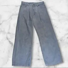美品 Spick & Span (29) 5 1/2 ワイドデニム バギーパンツ