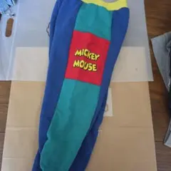 ミッキーマウス ロングパンツ カラフル