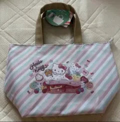 ハローキティ　ランチトート　スイーツ　保冷バッグ　しまむら　サンリオ