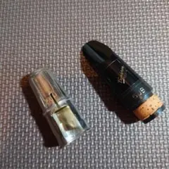 バスクラ クランポン純正マウスピース、リガチャ、キャップセット