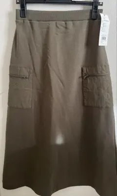 AZUL BY MOUSSYカーキ フレアスカート SM