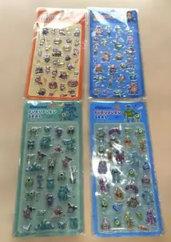 ぷくぷくシール　ズートピア2 トイストーリー　モンスターズインク