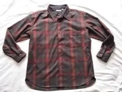 Uniqlo ユニクロ　オンブレ シャドーチェックシャツ　L