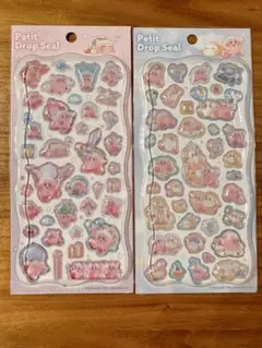 星のカービィ プチドロップシール 2枚セット