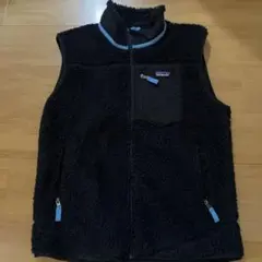 patagonia フリースベスト L 黒　レトロX