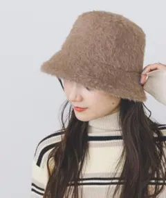 BEAMS HEART シャギーファー バケット ハット