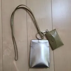【BEAMS HEART】 マルチショルダーバッグ　SILVER×MINTのサムネイル