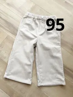 コーデュロイ　ワイドパンツ