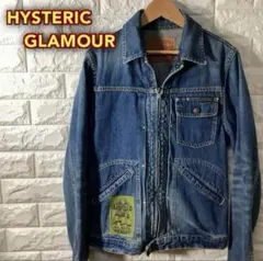 【レア】ヒステリックグラマー　hysteric glamour デニムジャケット HYSTERIC GLAMOUR ジップアップGジャン デニムジャケット M